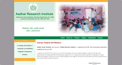 Desktop Screenshot of aadhar.org.in