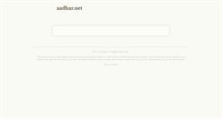 Desktop Screenshot of aadhar.net