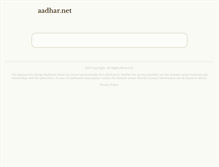 Tablet Screenshot of aadhar.net